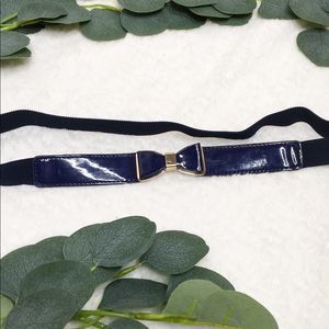 Navy bow belt 